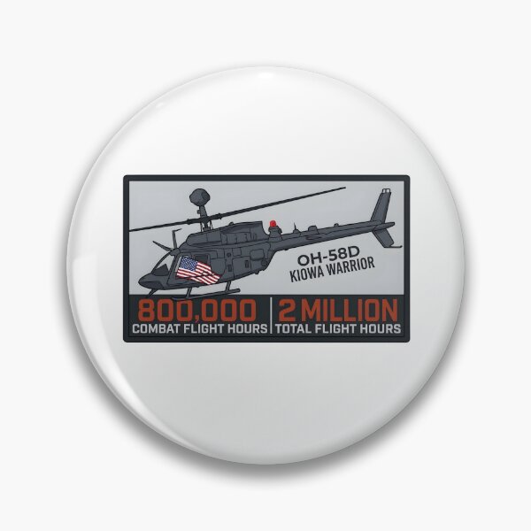 Item preview, OH-58D Kiowa Warrior Flight Milestone Commemorative Insignia designed and sold by CharlieDesings.