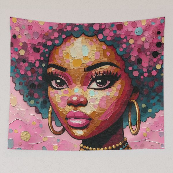 Item preview, Pink Afro Girl designed and sold by Tootley.