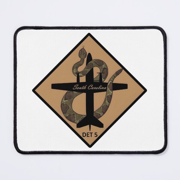 Item preview, South Carolina Detachment 5 C-12 Huron Rattlesnake Insignia Patch designed and sold by CharlieDesings.