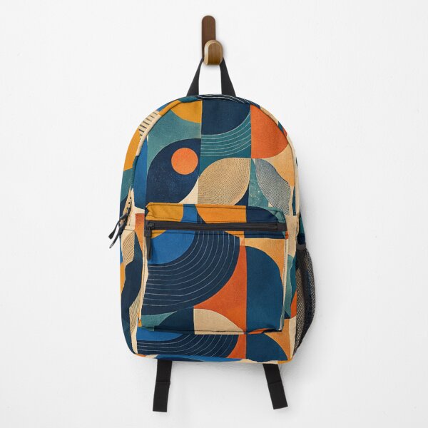 Item preview, Retro Bauhaus Geometric Wave Pattern designed and sold by BellStudios.