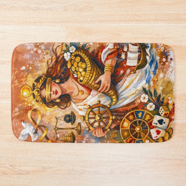 Item preview, Roman Goddess Fortuna Painting – Queen of Fortune and Luck designed and sold by GalleryKauffeld.