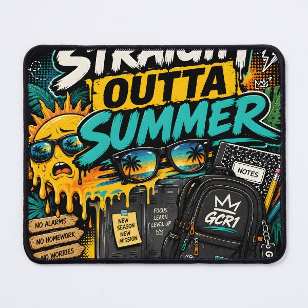 Item preview, GCR1 Straight Outta Summer – Back to School Streetwear designed and sold by GCR1.