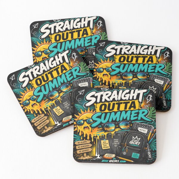 Item preview, GCR1 Straight Outta Summer – Back to School Streetwear designed and sold by GCR1.