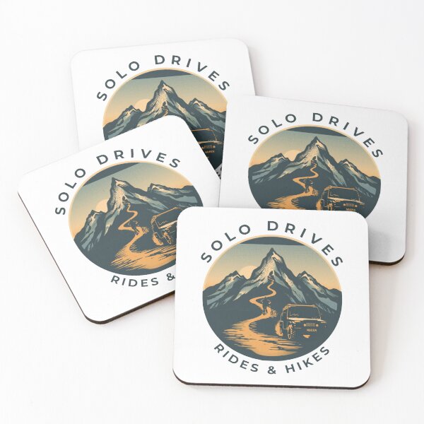 Item preview, Solo Drives Rides & Hikes Design 2 designed and sold by kostasgatzo.