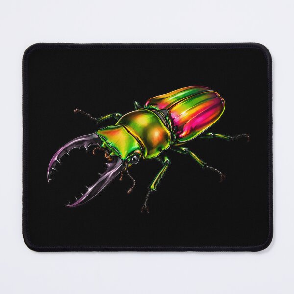 Item preview, Rainbow Stag Beetle Phalacrognathus muelleri Cartoon Style  designed and sold by Harpagann.