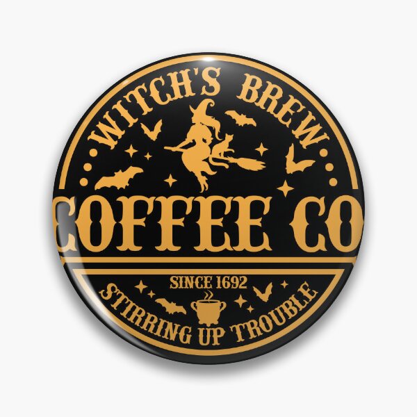 Item preview, Witch Brew Coffee | Spooky Halloween Coffee Graphic designed and sold by SimpleVibeStudios.