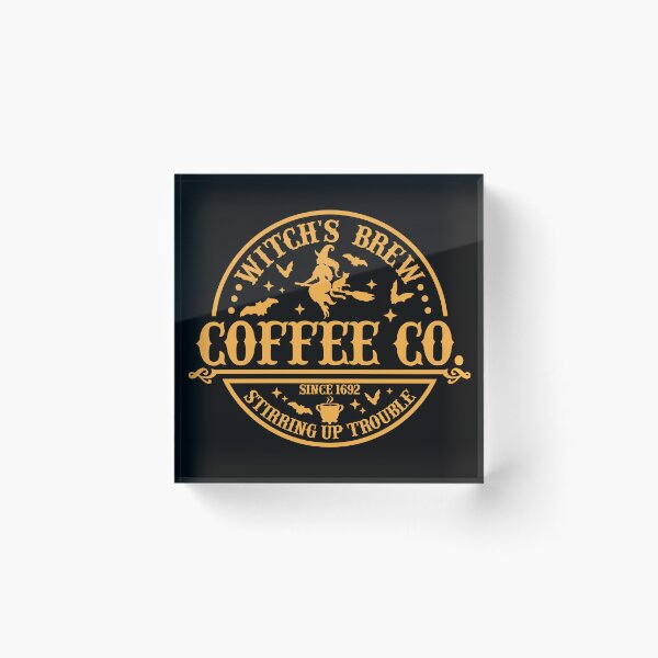 Item preview, Witch Brew Coffee | Spooky Halloween Coffee Graphic designed and sold by SimpleVibeStudios.