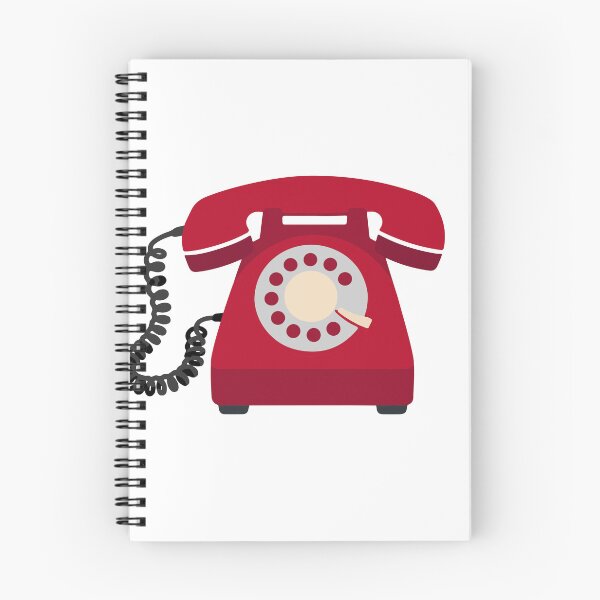 Item preview, Red retro rotary dial telephone designed and sold by Kisho.