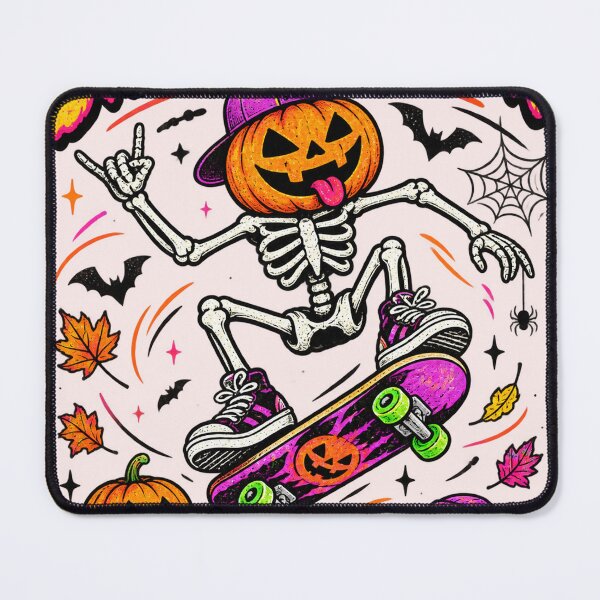 Item preview, Sweating Sucks Halloween, Funny Skeleton Pumpkin Skateboard, Retro Spooky Fall Gift designed and sold by Cchotlan.