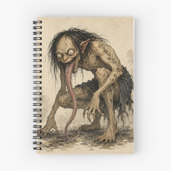 Item preview, Creepy Akaname Yokai Woodblock designed and sold by Ocelot-T.