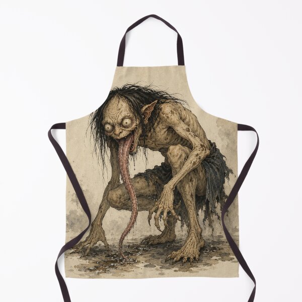 Item preview, Creepy Akaname Yokai Woodblock designed and sold by Ocelot-T.