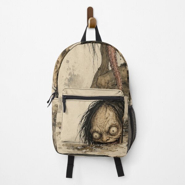 Item preview, Creepy Akaname Yokai Woodblock designed and sold by Ocelot-T.
