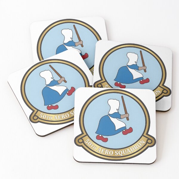 Item preview, 50th Aero Squadron Dutch Girl Emblem Patch designed and sold by CharlieDesings.