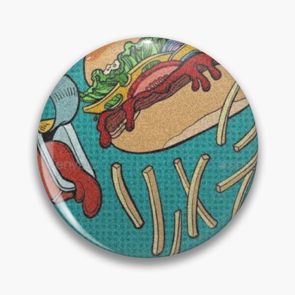 Item preview, Retro Pop Art Burger and Fries Vintage Comic Poster designed and sold by cezzarie.