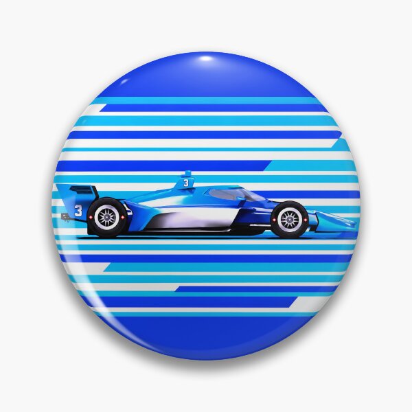 Item preview, #3 Scott McLaughlin Blue Race Car designed and sold by PitWallArt.
