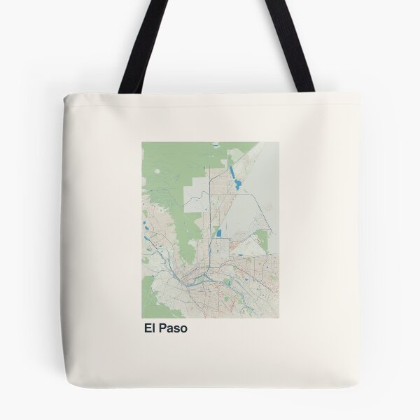 Item preview, El Paso Minimalistic Map Art designed and sold by MapsNerd.