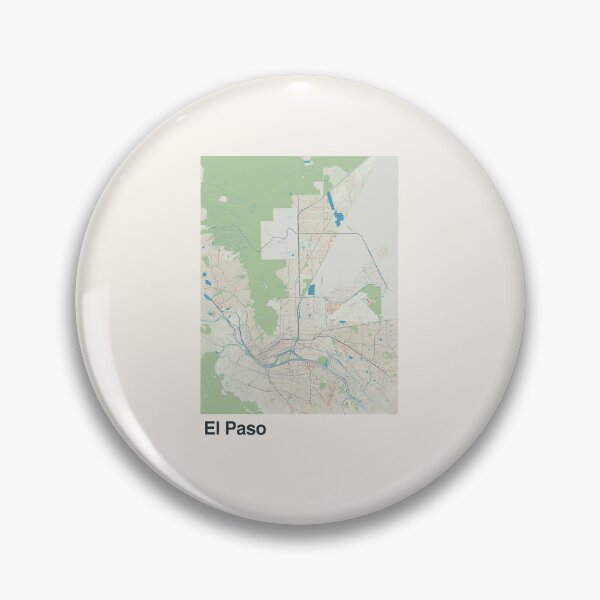 Item preview, El Paso Minimalistic Map Art designed and sold by MapsNerd.