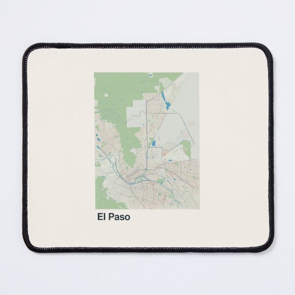 Item preview, El Paso Minimalistic Map Art designed and sold by MapsNerd.