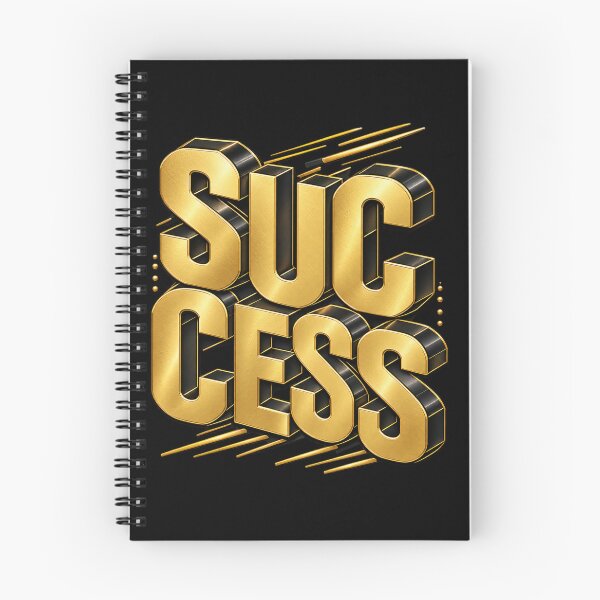 Item preview, Success – Luxury Gold 3D Motivational Typography designed and sold by MoRisi-Fashion.
