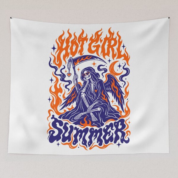 Item preview, Hot Girl Summer, Funny Summer Skeleton, Gothic Halloween, Spooky Season Gift designed and sold by Cchotlan.