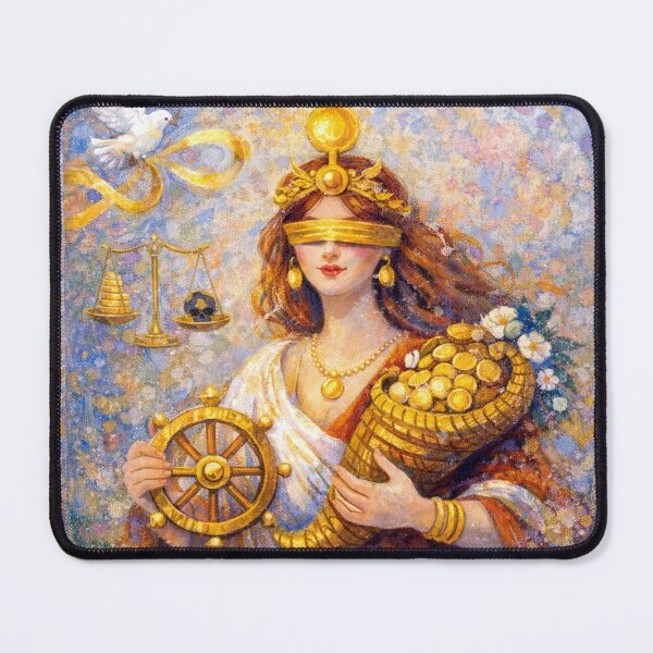 Item preview, Fortuna Painting – Roman Goddess of Fortune and Luck designed and sold by GalleryKauffeld.