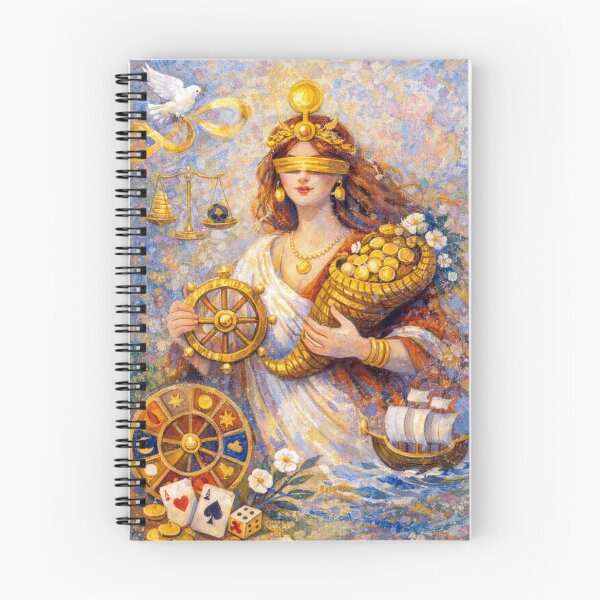 Item preview, Fortuna Painting – Roman Goddess of Fortune and Luck designed and sold by GalleryKauffeld.
