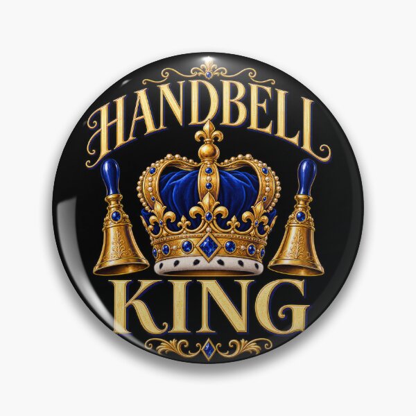 Item preview, Handbell King Regal Crown for Bell Choir Ringers designed and sold by SubtleSplit.