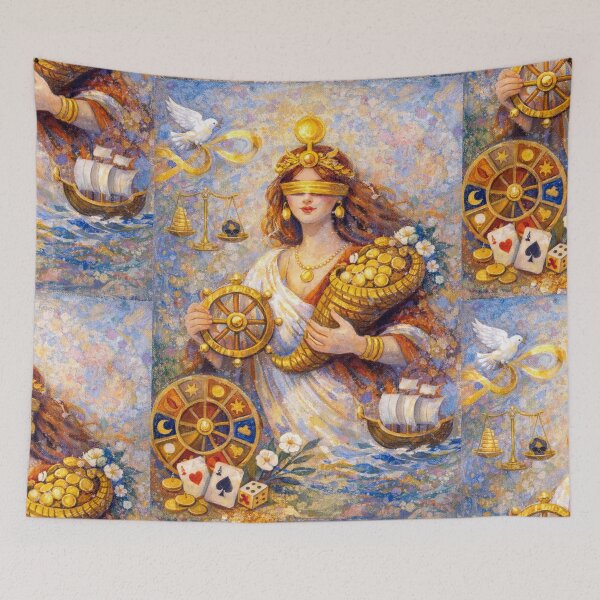 Item preview, Pintura de Fortuna: Diosa romana de la fortuna y la suerte. designed and sold by GalleryKauffeld.