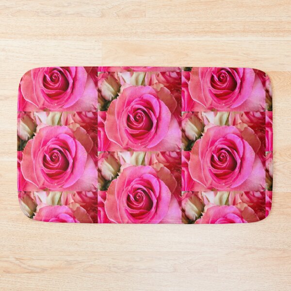 Item preview, Vibrant Pink Rose Bouquet Floral Photography designed and sold by BalkanBloomArt.