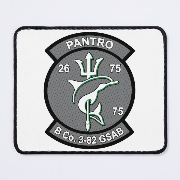 Item preview, B Company 3-82 GSAB Pantro Insignia Patch designed and sold by CharlieDesings.