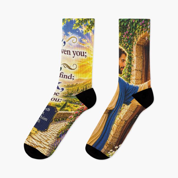 Item preview, Ask. Seek. Knock. Matthew 7:7 designed and sold by New Wave Artworks & Odds &Ends.