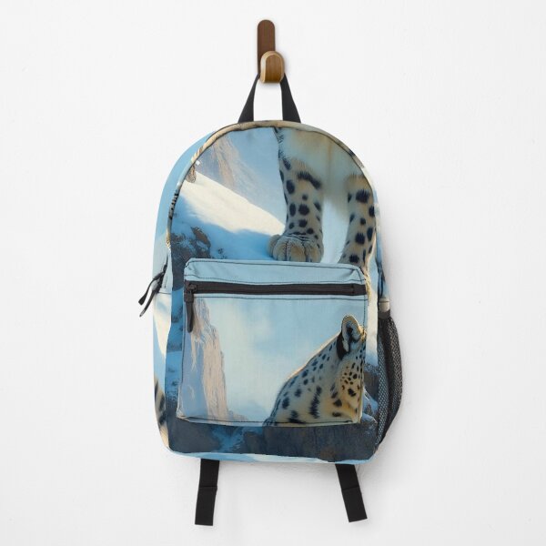 Item preview, Snow Leopard Mountain — Wildlife Nature Art, Big Cat Gift designed and sold by Paper Punch Press.