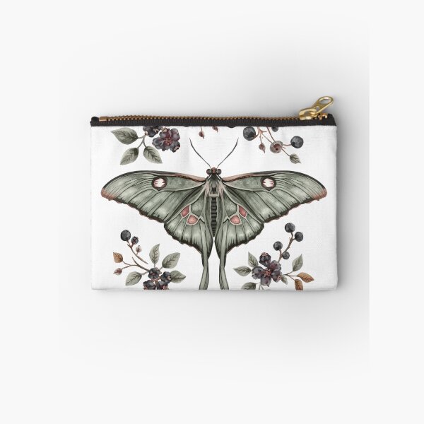 Item preview, Gothic Luna Moth with Full Moon Botanical designed and sold by takeng07.