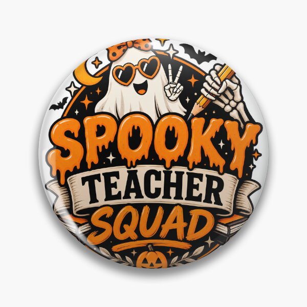 Item preview, Spooky Teacher Squad – Cute Halloween Ghost Teacher Design designed and sold by Gallery-yuuna .