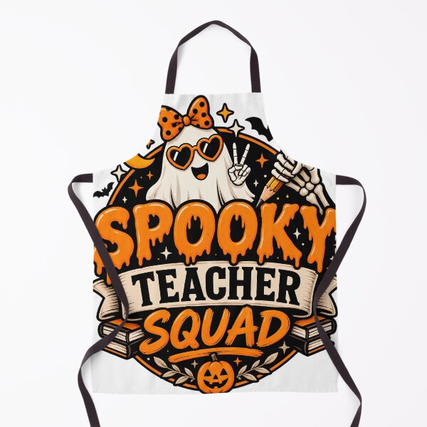 Item preview, Spooky Teacher Squad – Cute Halloween Ghost Teacher Design designed and sold by Gallery-yuuna .