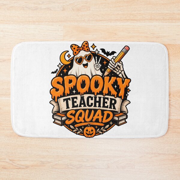 Item preview, Spooky Teacher Squad – Cute Halloween Ghost Teacher Design designed and sold by Gallery-yuuna .