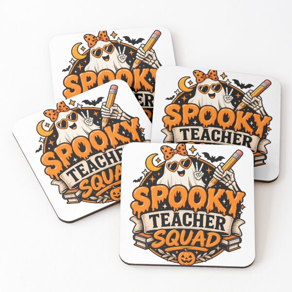 Item preview, Spooky Teacher Squad – Cute Halloween Ghost Teacher Design designed and sold by Gallery-yuuna .