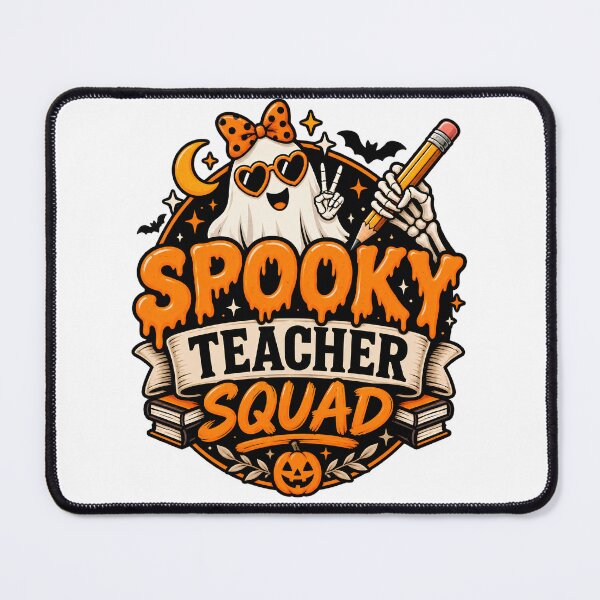 Item preview, Spooky Teacher Squad – Cute Halloween Ghost Teacher Design designed and sold by Gallery-yuuna .