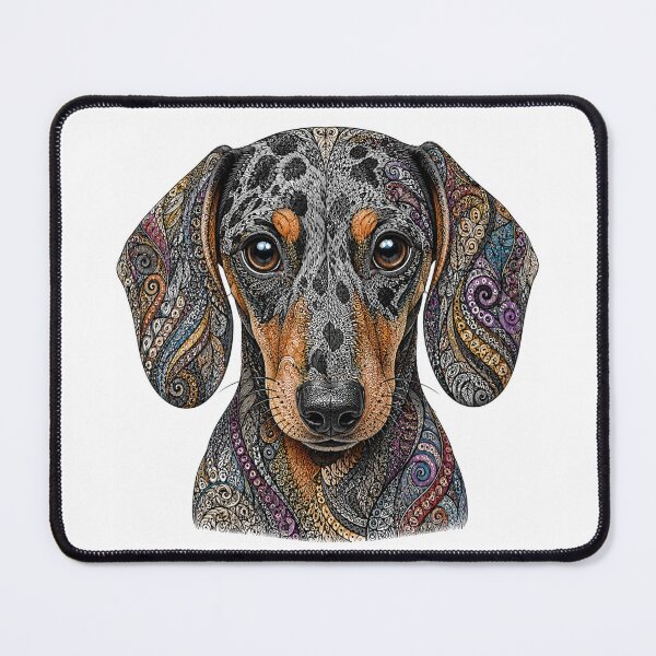 Item preview, Dapple Dachshund designed and sold by PaintedbyCarol.
