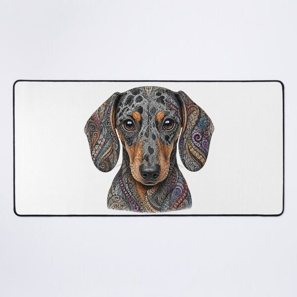 Item preview, Dapple Dachshund designed and sold by PaintedbyCarol.