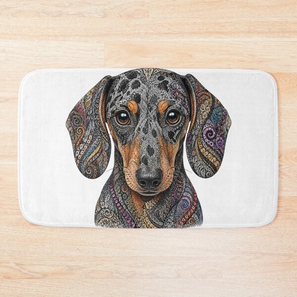 Item preview, Dapple Dachshund designed and sold by PaintedbyCarol.