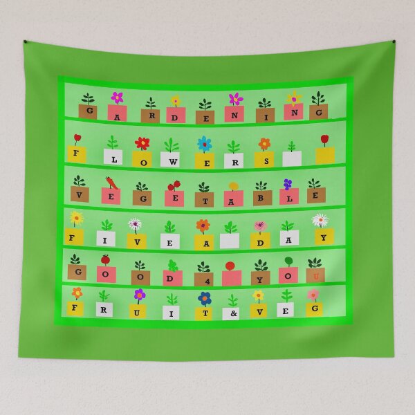 Item preview, Colorful Garden Word Art designed and sold by Elaine M Hayward .