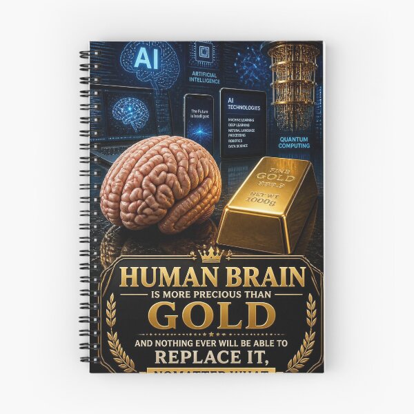 Item preview, Human Brain is more precious than Gold designed and sold by Bebe5512.