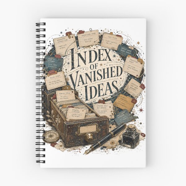 Item preview, Index of Vanished Ideas – Archive Poetcore Writer Design designed and sold by Golden Era Studio.