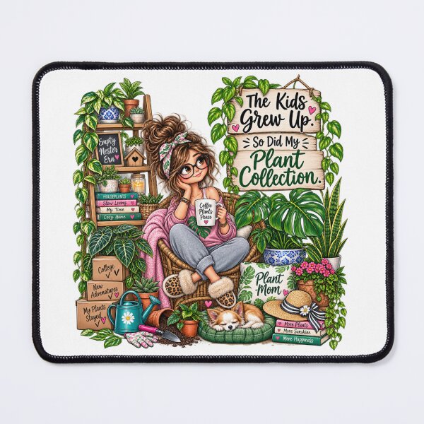 Item preview, The Kids Grew Up So Did My Plant Collection – Empty Nester Plant Mom designed and sold by CottageGardenCo.