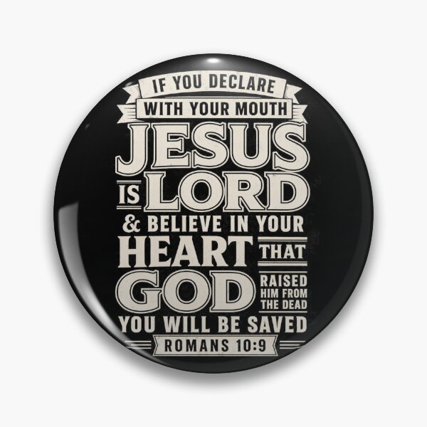 Item preview, Romans 10:9 Jesus Is Lord You Will Be Saved designed and sold by ChristianLife.