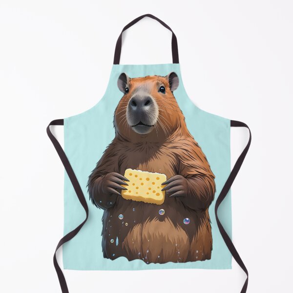 Item preview, Bath Time Capybara designed and sold by Structure-Blue.