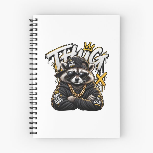 Item preview, Thug Raccoon Streetwear – Cool Gangster Trash Panda Graffiti Design designed and sold by P&B Digital Art.