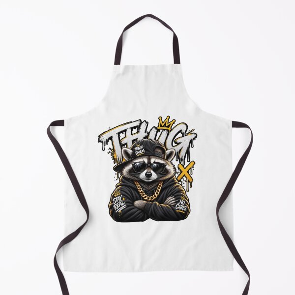 Item preview, Thug Raccoon Streetwear – Cool Gangster Trash Panda Graffiti Design designed and sold by P&B Digital Art.