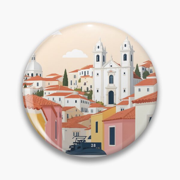 Item preview, Lisbon Portugal Minimalist Travel Poster Tram 28 designed and sold by JIGUWORLD.
